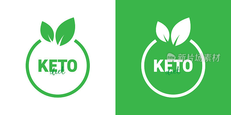 KETO Diet Badge Design